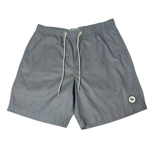 Modern Amusement Trunks Men Medium Slate Grey Green Solid Casual Pacsun